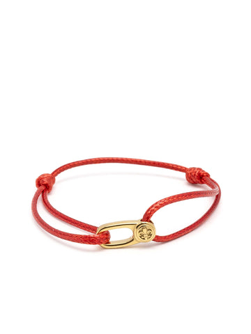 Nialaya Men's String Bracelet Red String Bracelet with Gold Hook Red String Bracelet with Gold Hook MST_085
